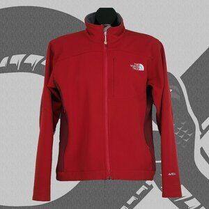 intage The North Face Apex Soft Shell Jacket Windbreaker Women's Medium Red